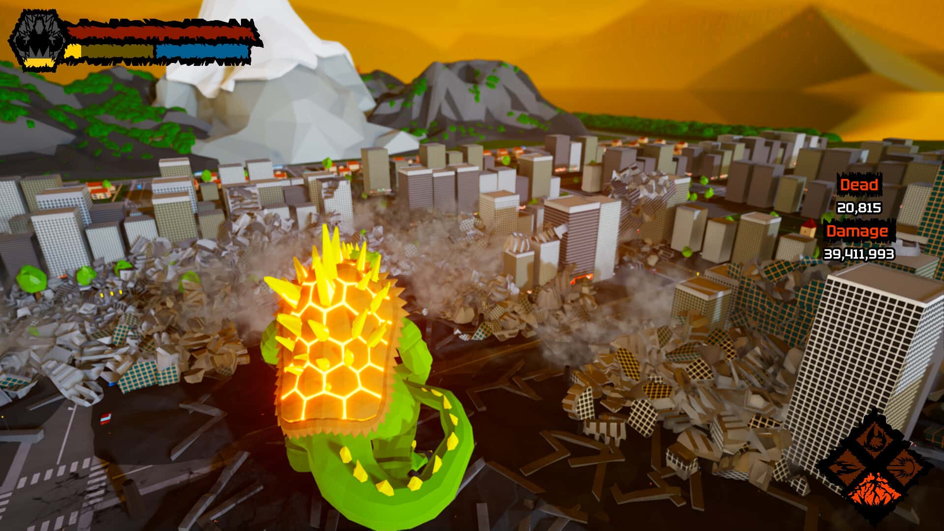 巨兽模拟器 Excidio The Kaiju Simulator 英文版游戏封面