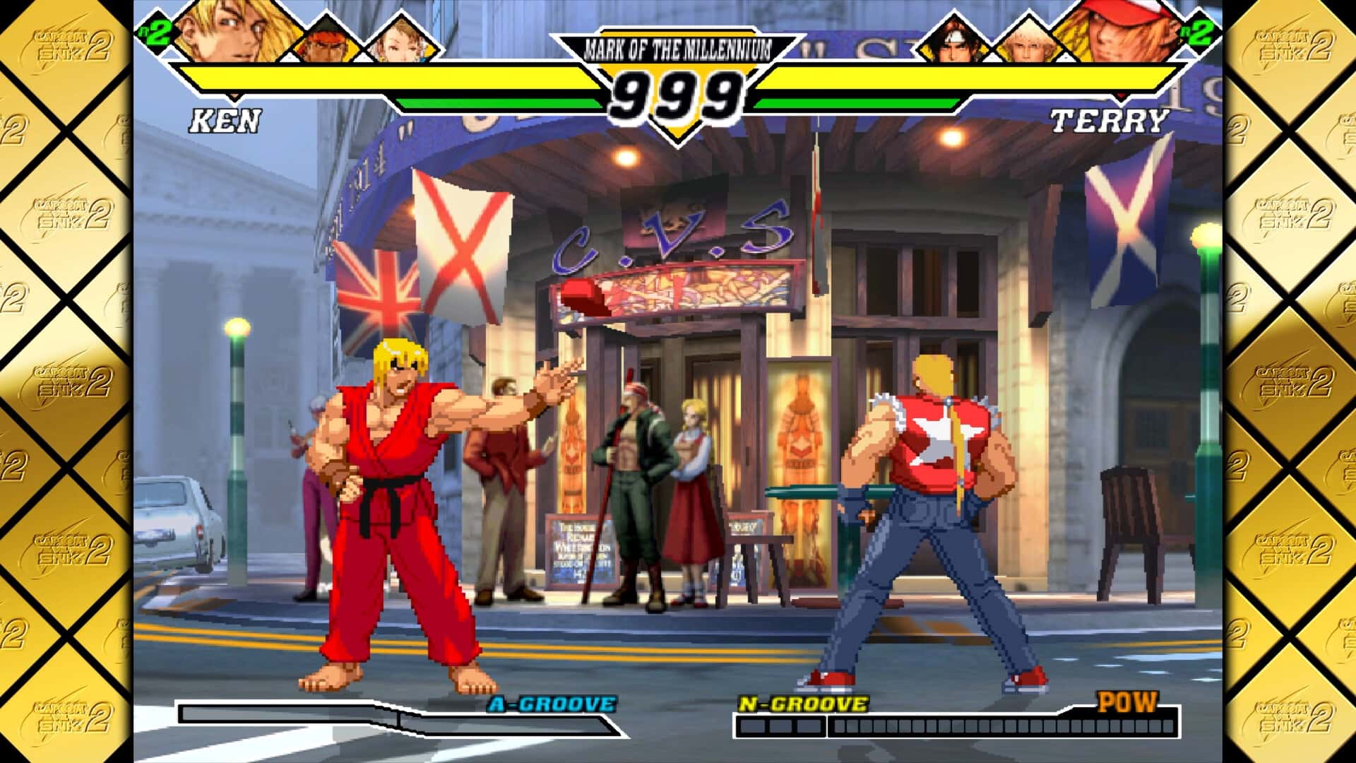 卡普空格斗合集2 Capcom Fighting Collection 2 中文版全息投影